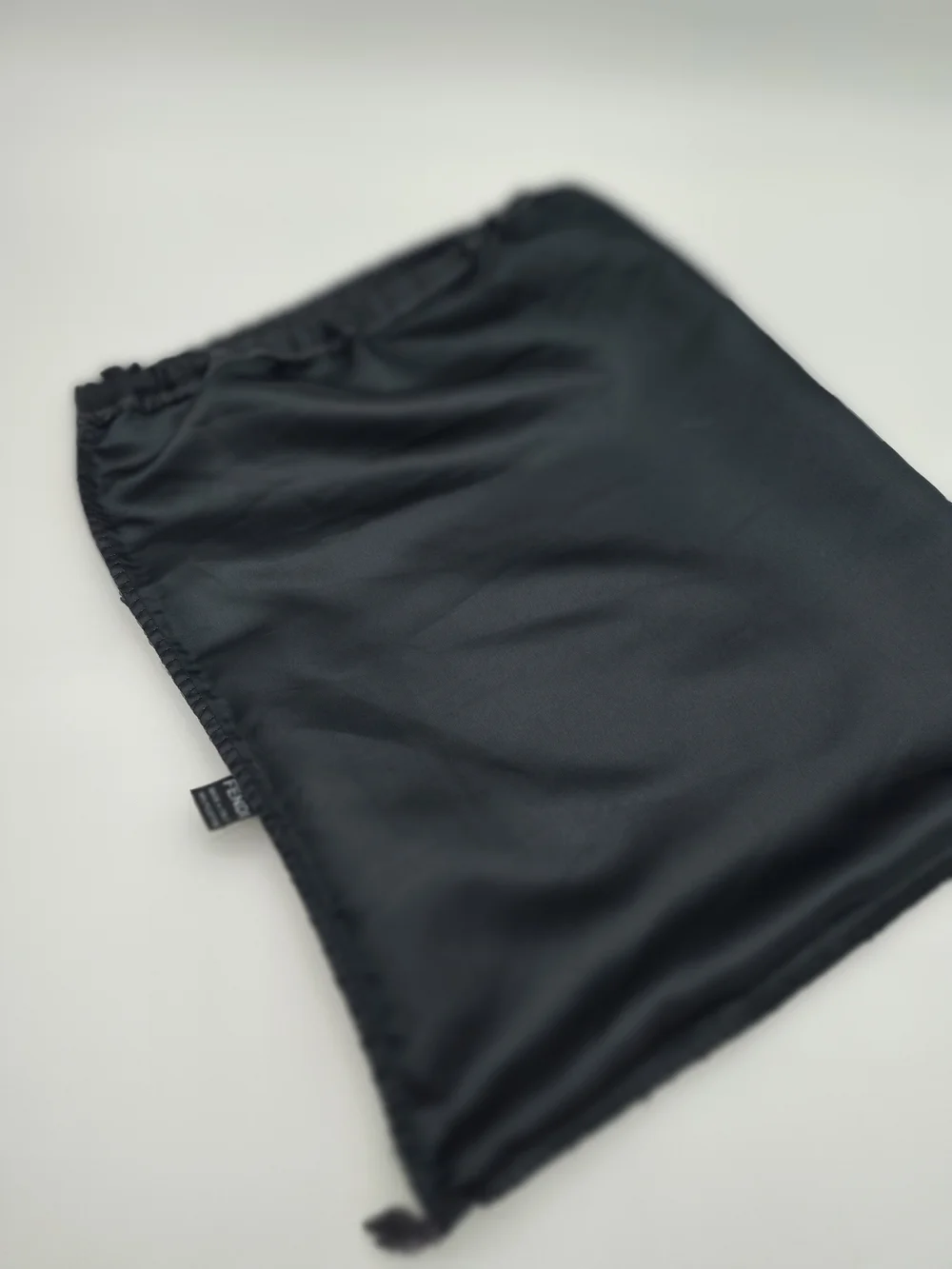 FENDI Black Dust Bag XL Drawstring Storage Pouch Italy 14x14.5 Luxe EUC